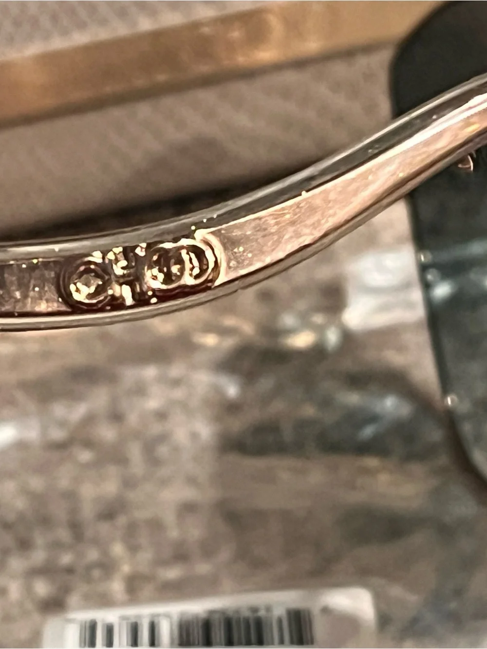 NWT Jimmy Choo MAMIE/S Gold Frame Sunglasses with Gradient Gray Lenses